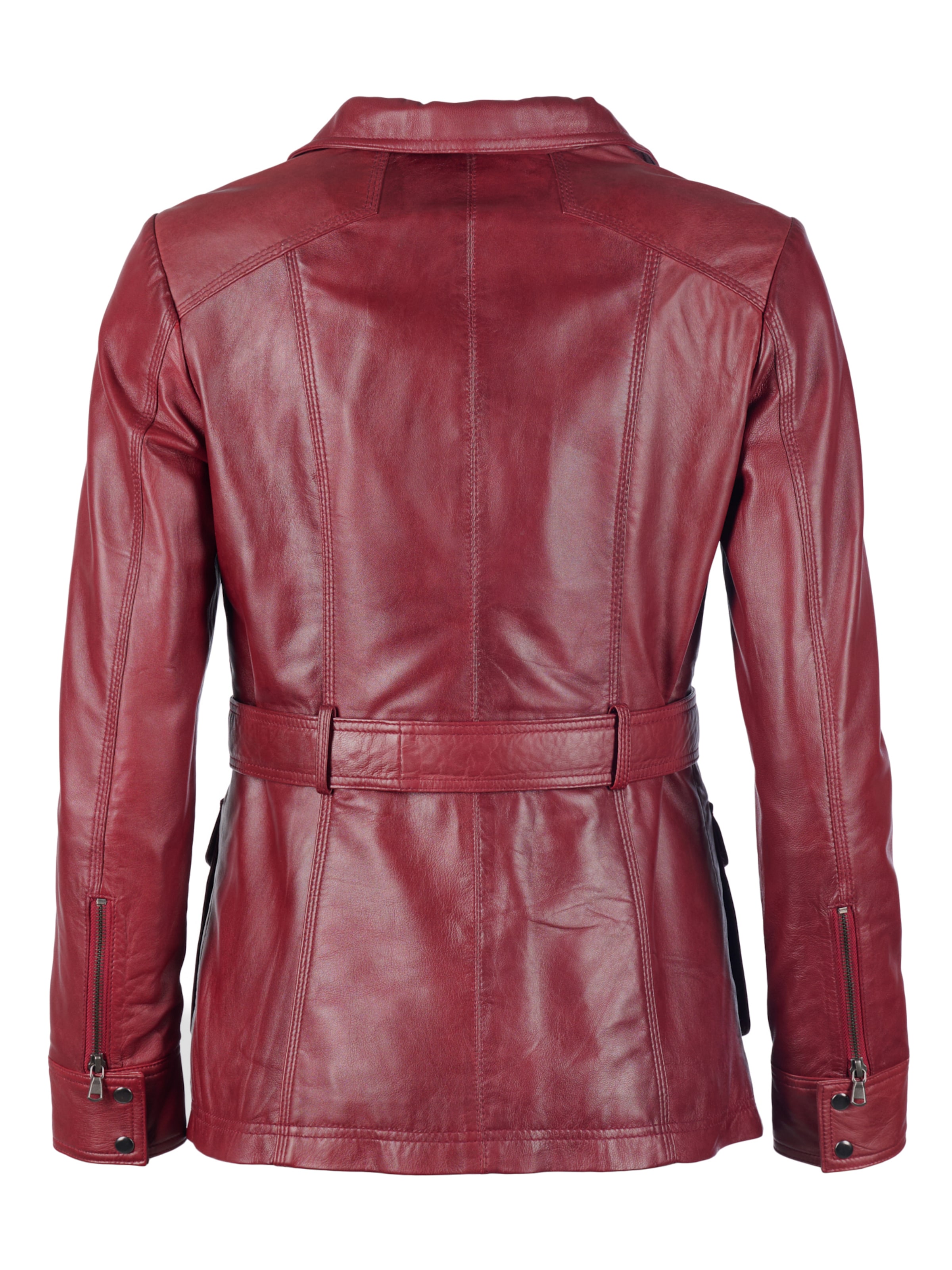 JCC Lederjacke in Rot