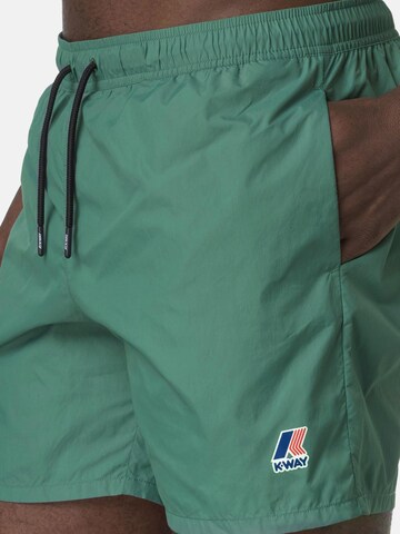 K-Way Szorty kąpielowe 'K-WAY COSTUME DA BAGNO BOXER Costumi da bagno' w kolorze zielony