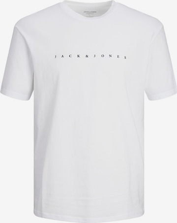 T-Shirt 'JJEstar' JACK & JONES en blanc : devant