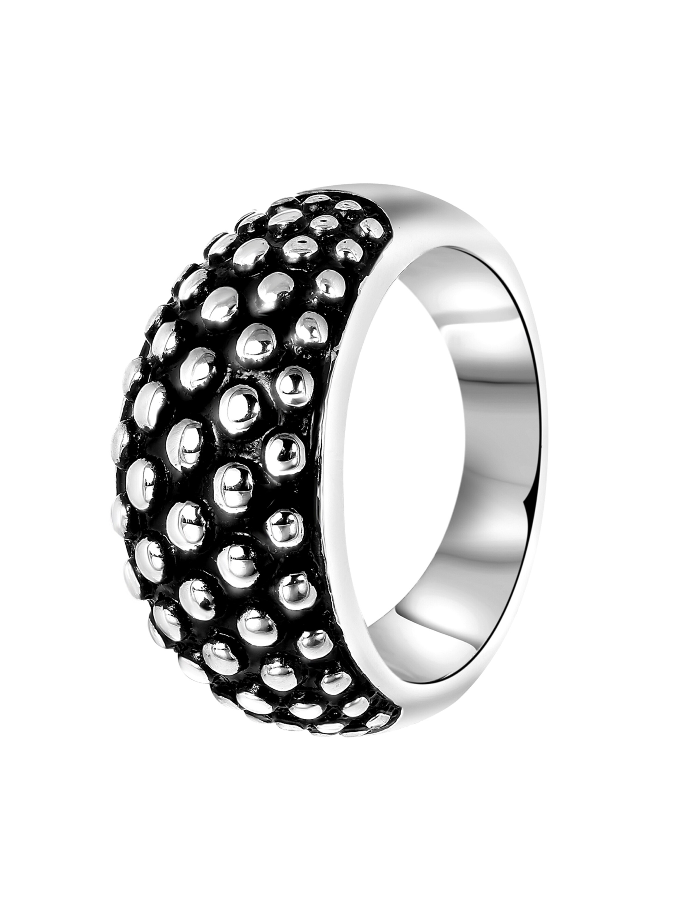 Lucardi Ring in Silber: Vorderseite