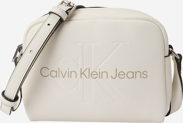 Calvin Klein JeansTorba preko ramena - bež boja: prednji dio