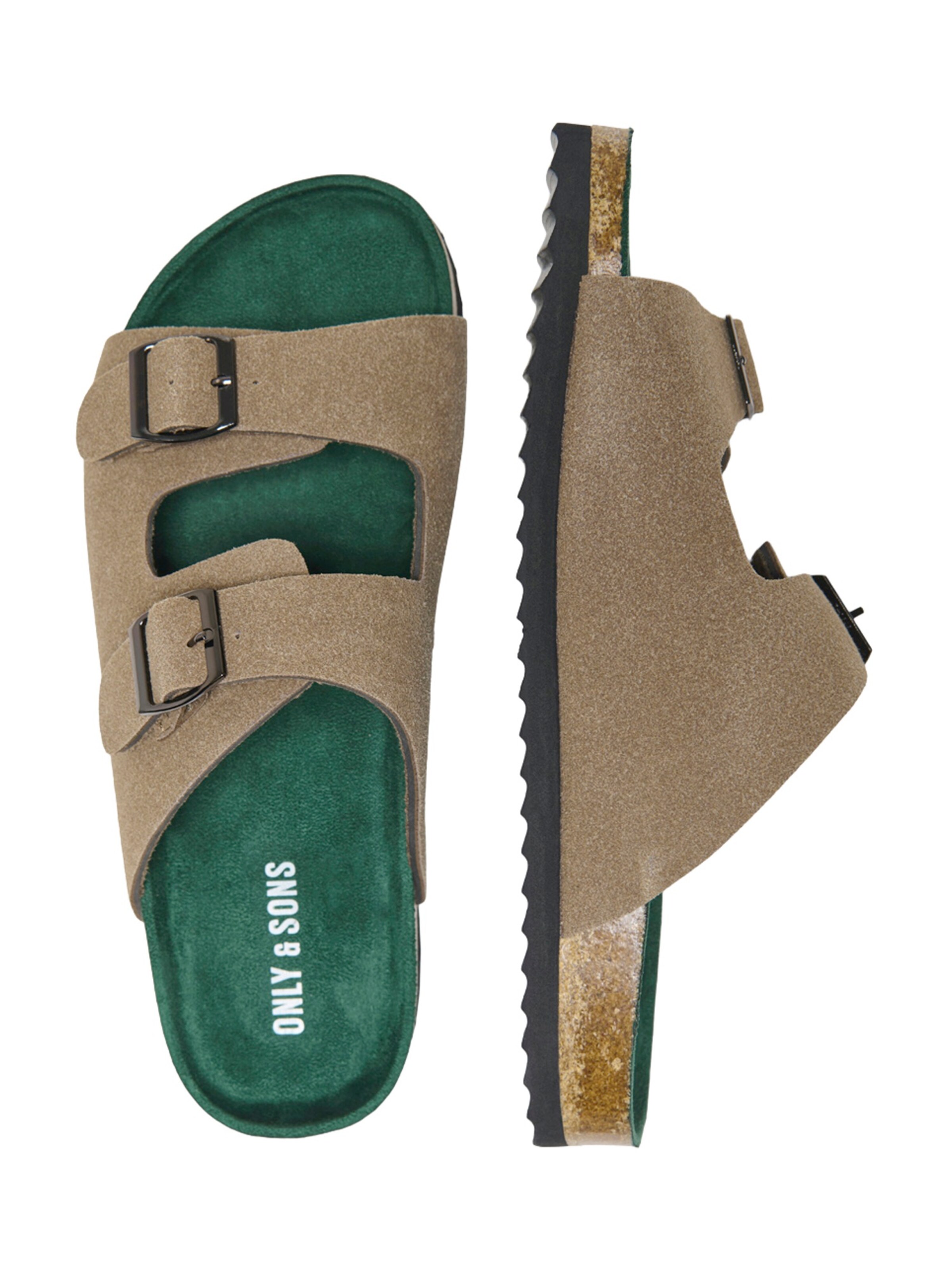 Only & Sons Klapki 'ONSSIMON' w kolorze szary