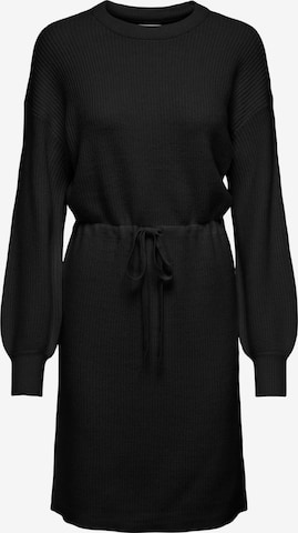 ONLY Úpletové šaty 'KATIA' – černá: přední strana