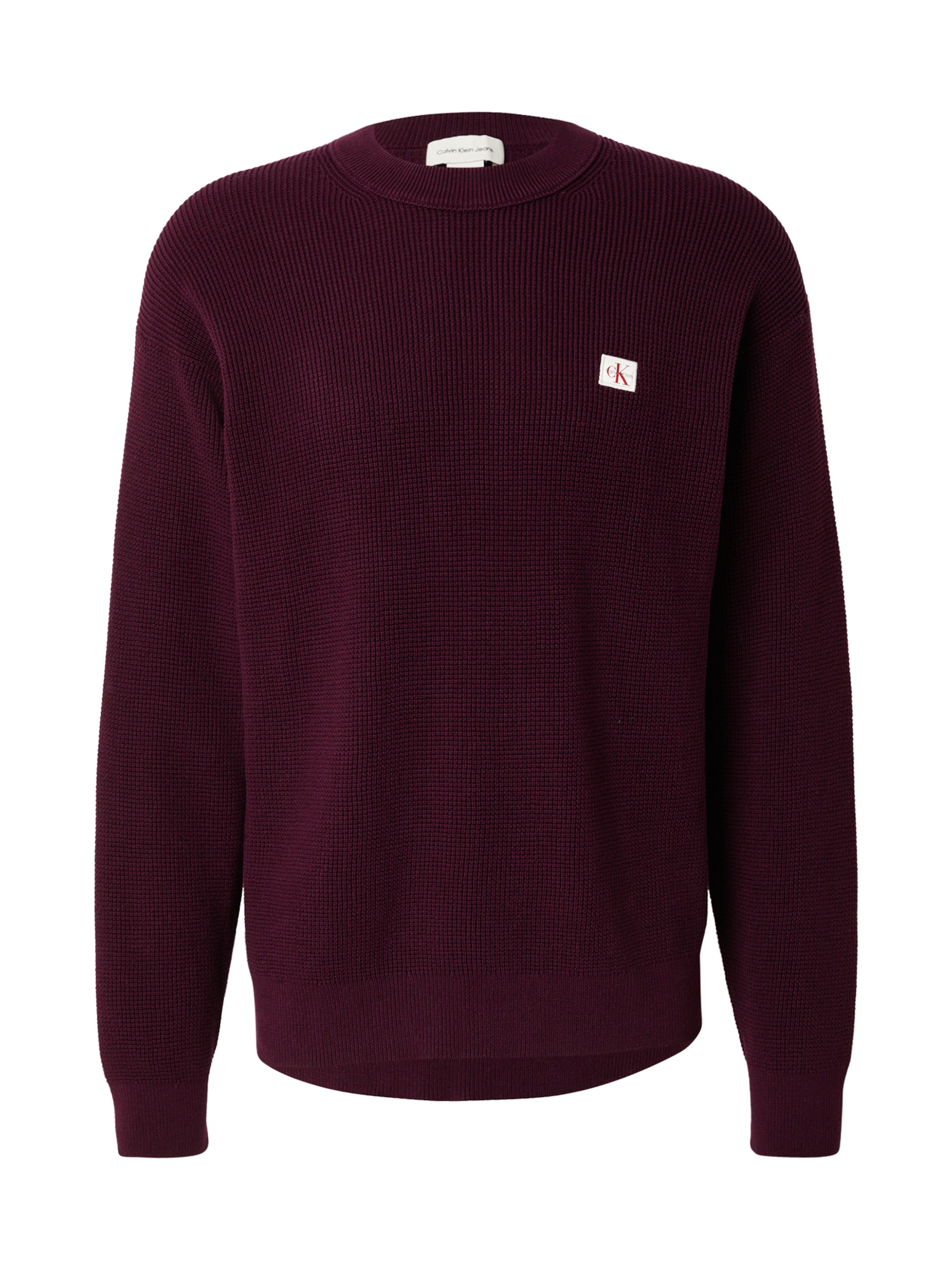 Calvin Klein Jeans Sveter - Fialová: predná strana