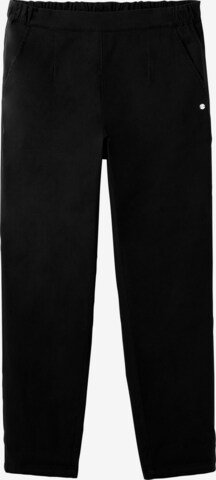 Coupe slim Pantalon chino SHEEGO en noir : devant