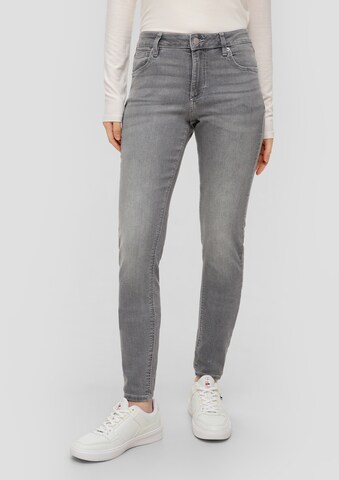 Skinny Jean QS en gris : devant