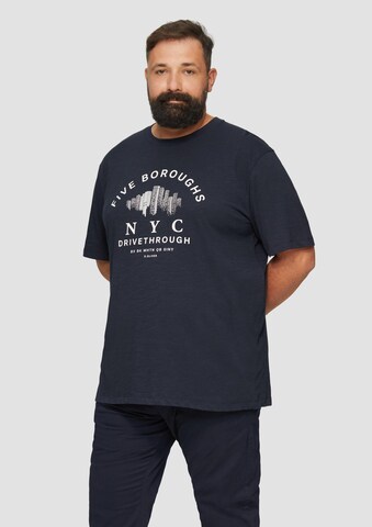 s.Oliver Shirt in Blue: front