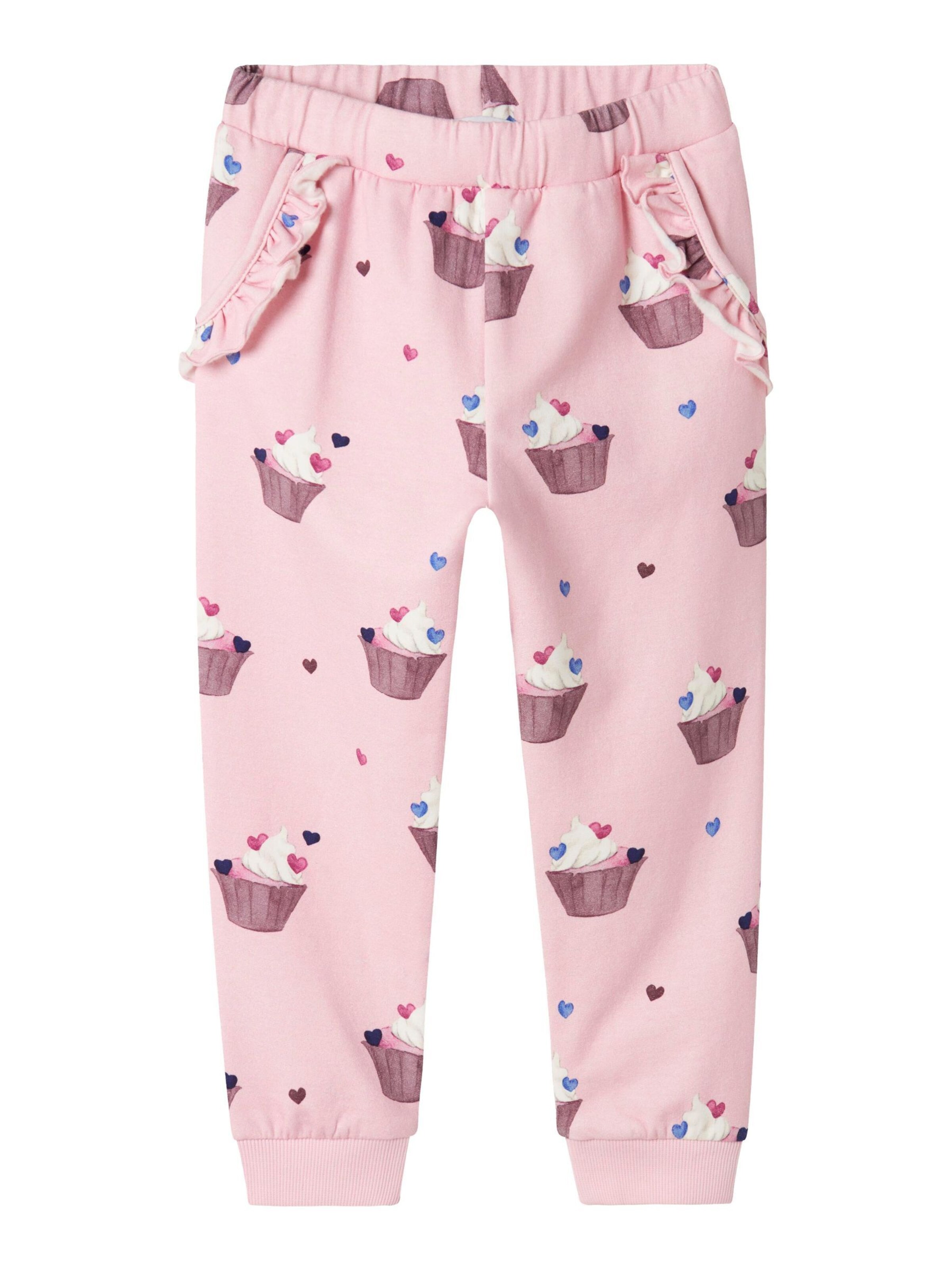 NAME IT Tapered Trousers in Pink: front