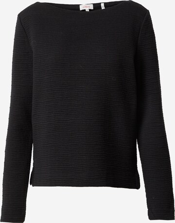 s.Oliver Sweater in Black: front