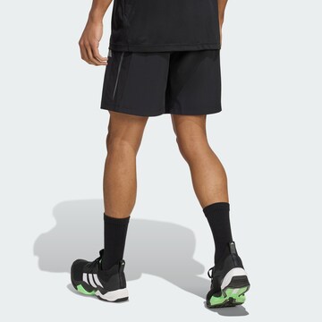 ADIDAS PERFORMANCE Loosefit Sportbroek 'Tech Apparel' in Zwart