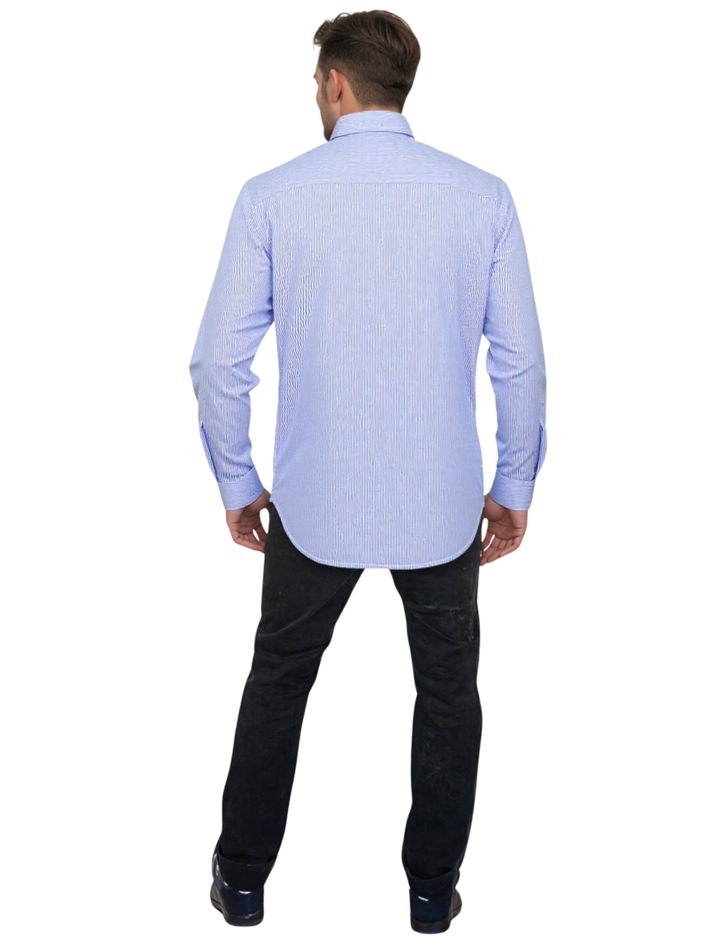 Coupe regular Chemise U.S. POLO ASSN. en bleu