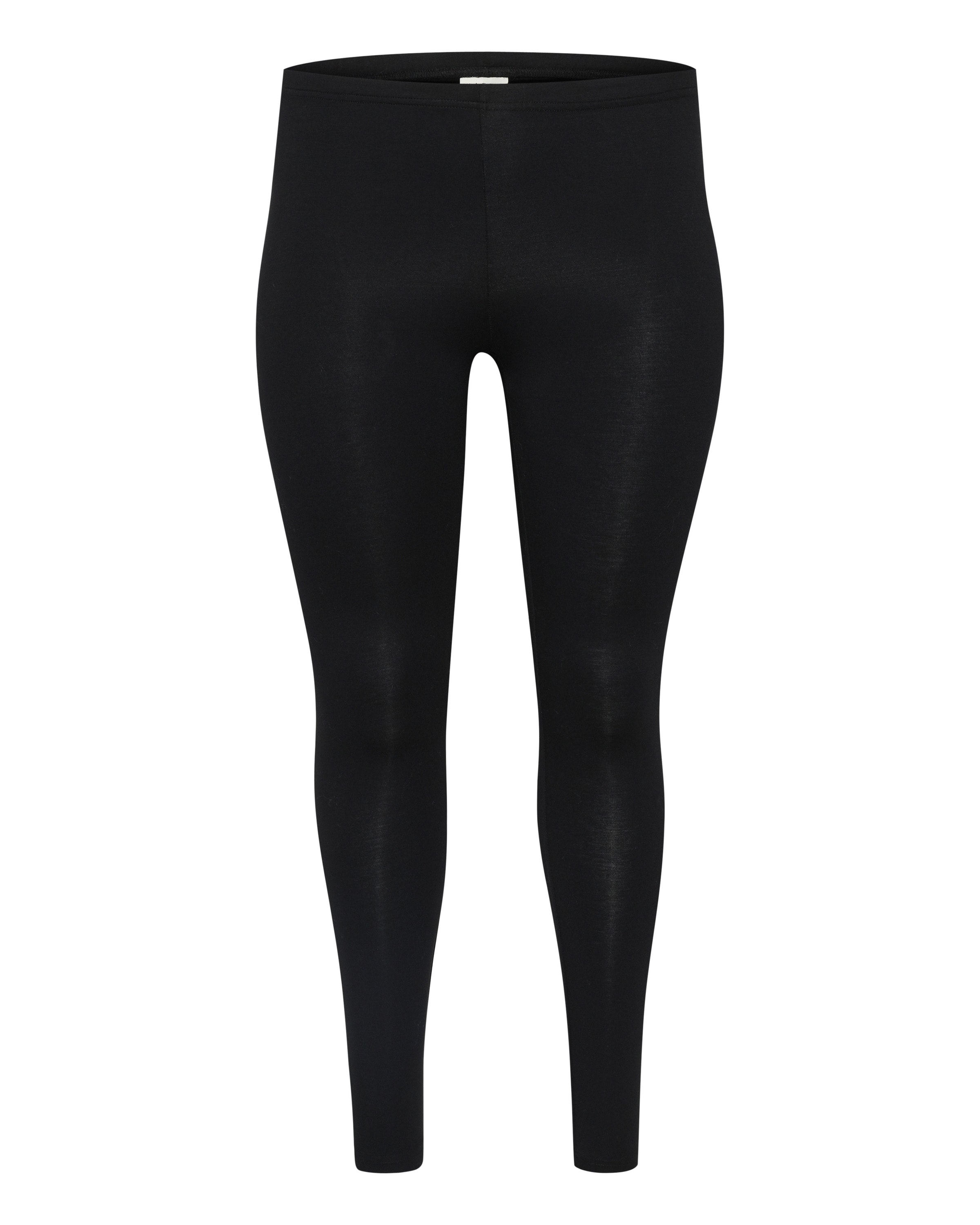 KAFFE CURVE Slimfit Leggings 'Jena' in Schwarz: Vorderseite