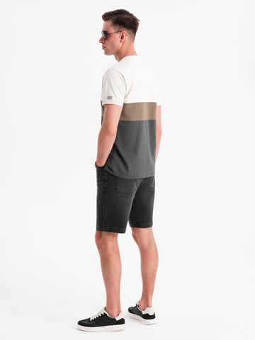 Ombre Regular Jeans in Zwart