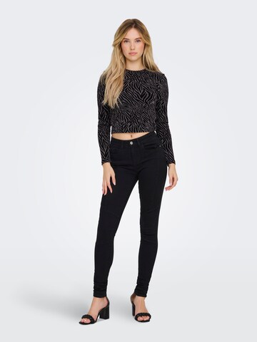 ONLY - Camisa 'ONLSHINY' em preto