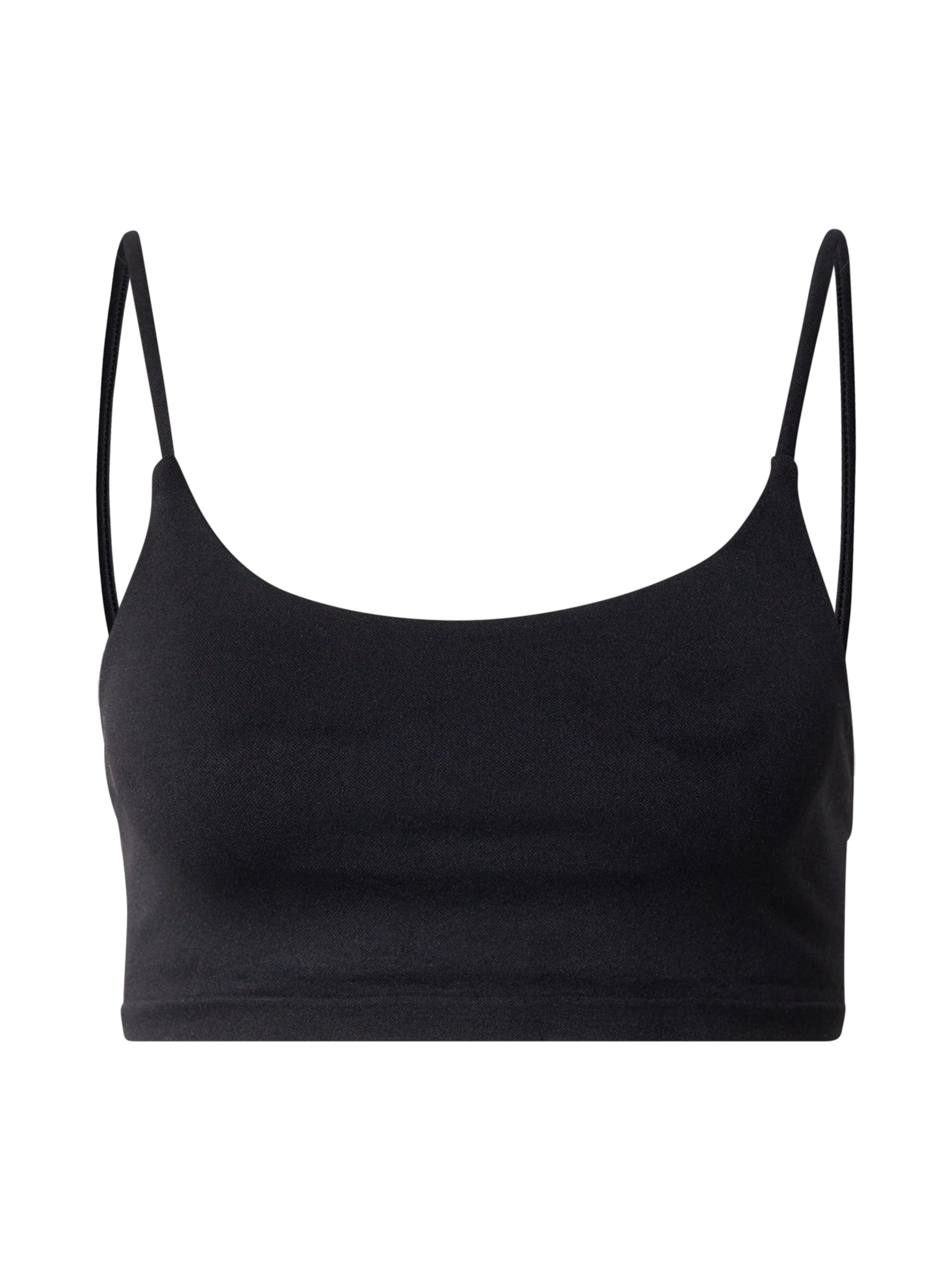 Aim'n Õlapaelteta topp Spordirinnahoidja, värv must: eest vaates