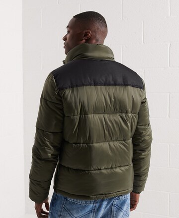 Superdry Winter Jacket 'Code' in Green