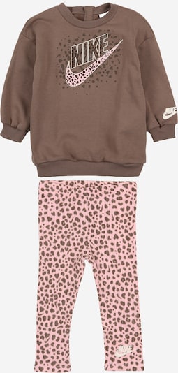 80 dydžio Rinkinys 'WILD' iš Nike Sportswear, spalva – tamsiai ruda / rožių spalva / balta, Prekių apžvalga