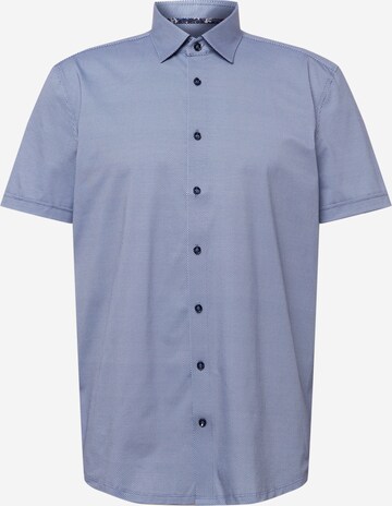 Chemise OLYMP en bleu : devant