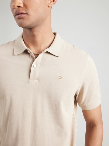 SCOTCH & SODA Футболка 'Seasonal Core' в Бежевый