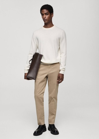MANGO MAN Slimfit Hose 'Barna' in Beige