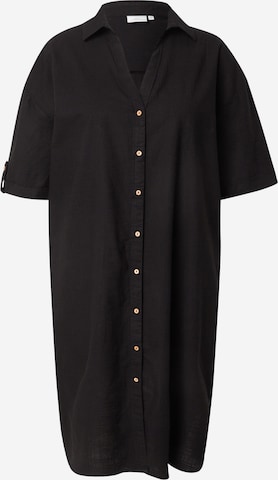 Robe-chemise ONLY Carmakoma en noir : devant