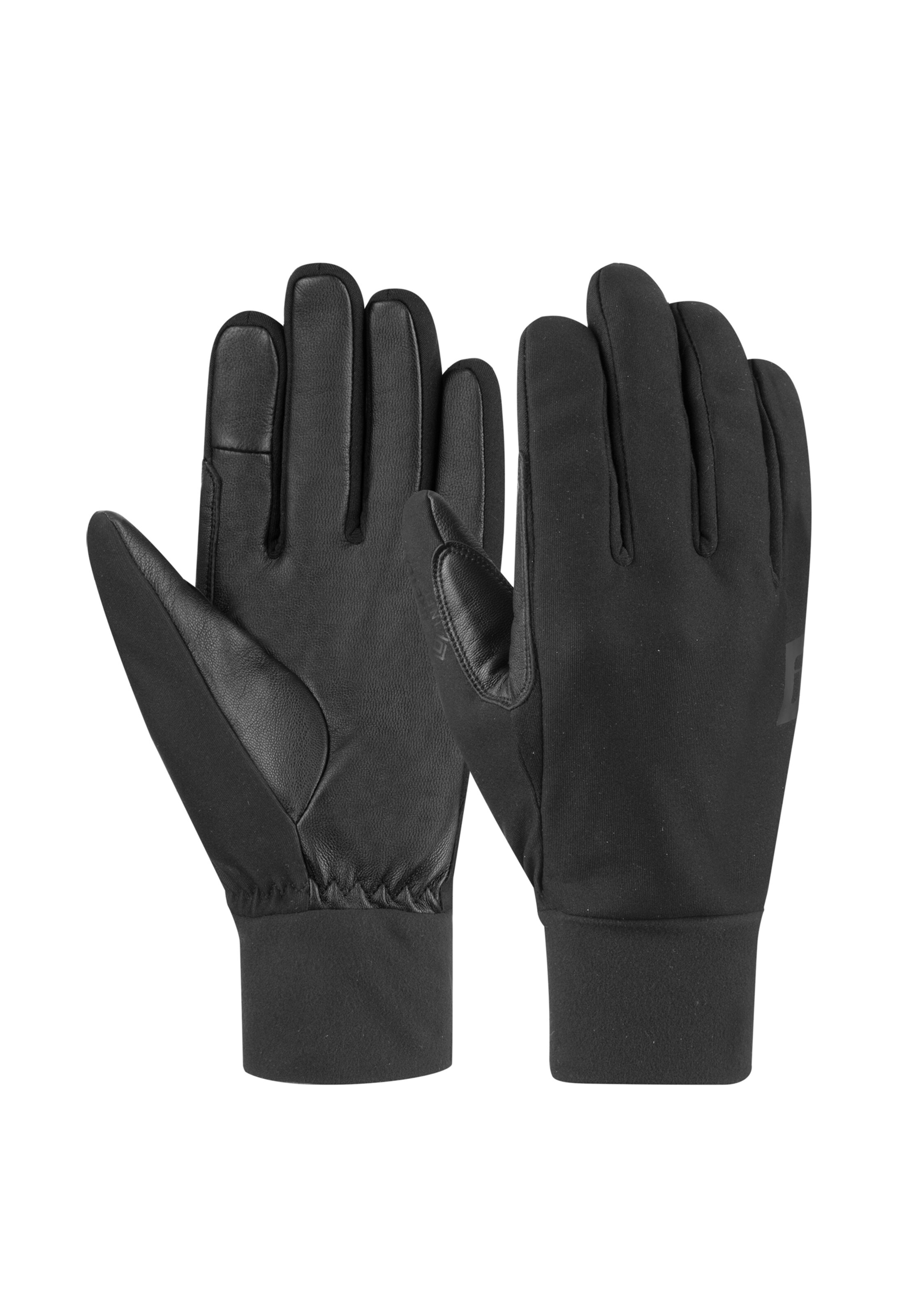 REUSCH Vingerhandschoenen 'Catalyst WINDSTOPPER® TOUCH-TEC™' in Zwart: voorkant