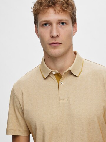 SELECTED HOMME - Camisa 'Leroy' em bege