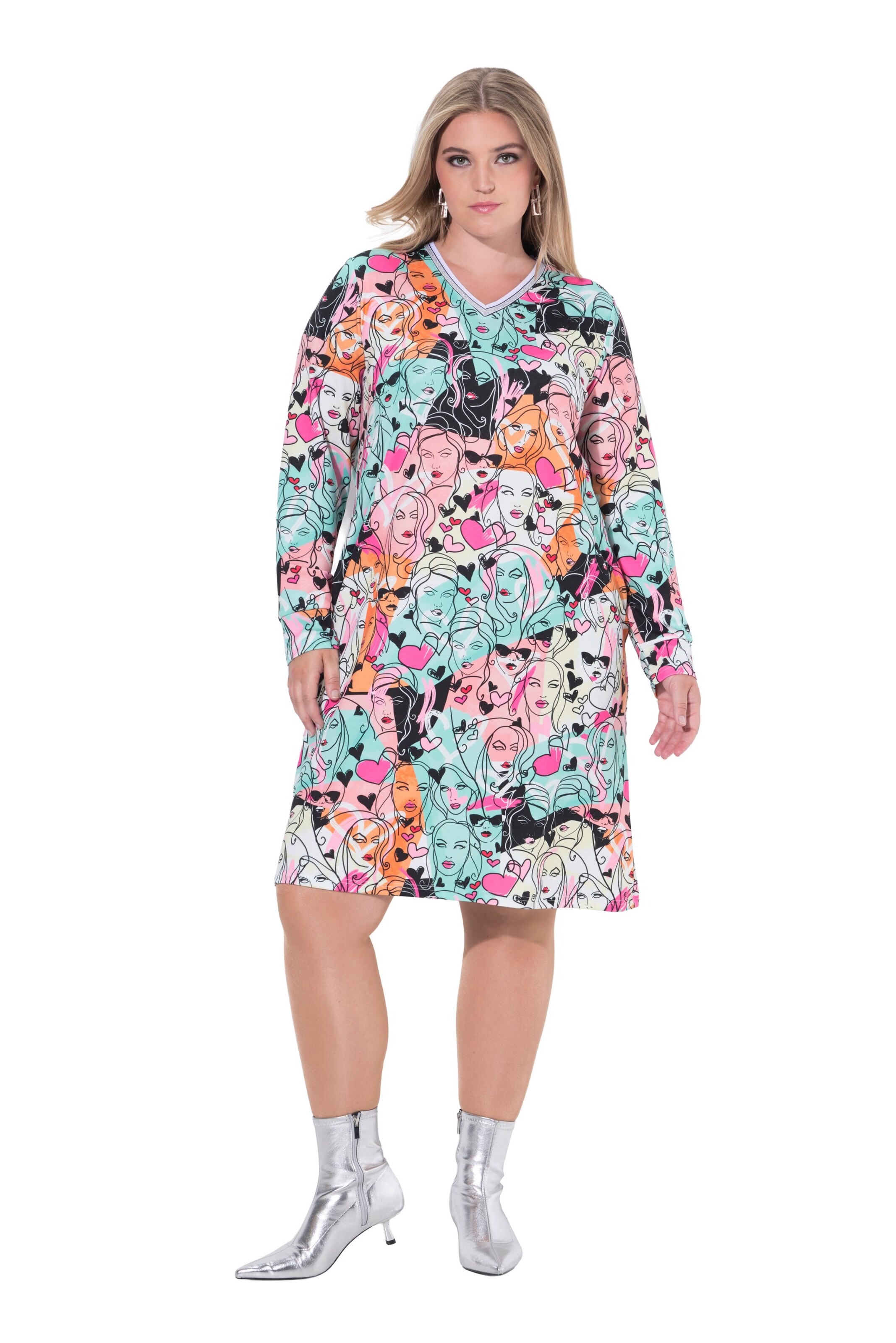 MIAMODA Dress in Mixed colors: front