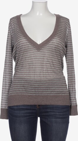 SEM PER LEI. Sweater & Cardigan in S in Brown: front