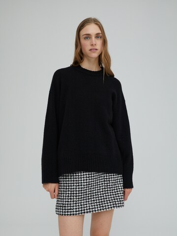 EDITED Pullover 'Elyse' i sort: forside