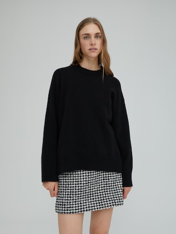 EDITED Sweater 'Elyse' in Black: front