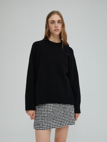 EDITED Pullover 'Elyse' in Schwarz: predná strana