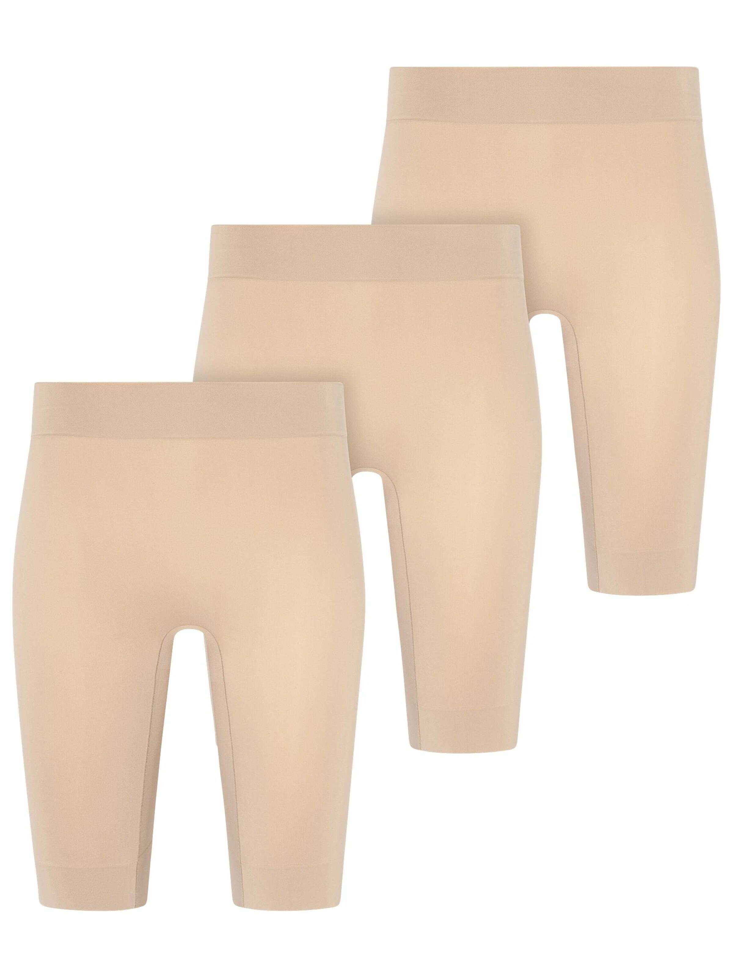 JOCKEY Shaping Pants 'Skimmies® Seamfree™ Ultralight Smoothing Full-Thigh Slipshort - 3 Pack' in XXL in Beige, Item view