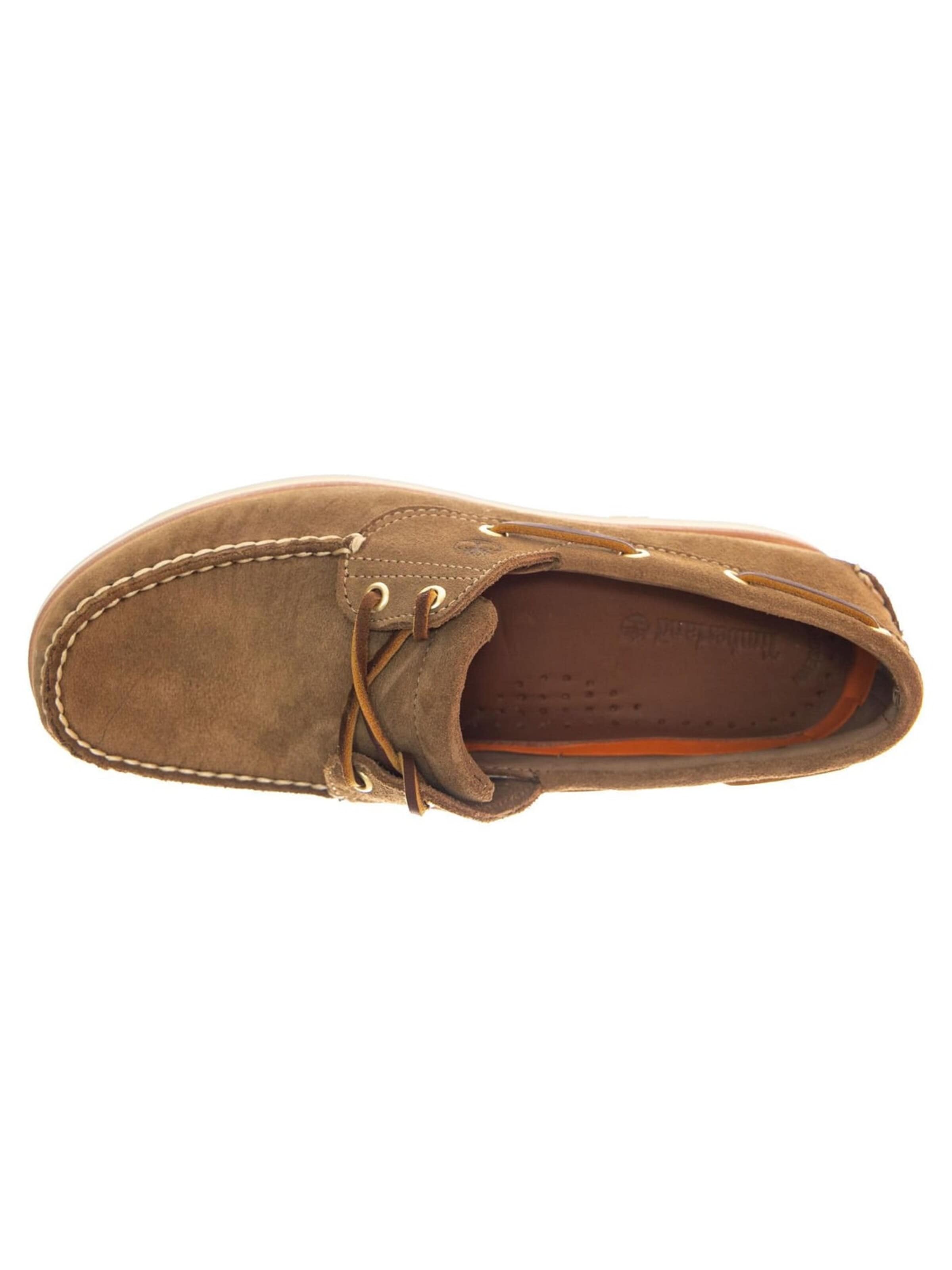 TIMBERLAND Slip-ons 'CFTB Boat Shoe MD Beige Suede' in Beige