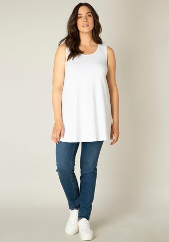 BASE LEVEL CURVY Top 'Abbigale' in White