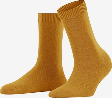 Chaussettes FALKE en jaune : devant