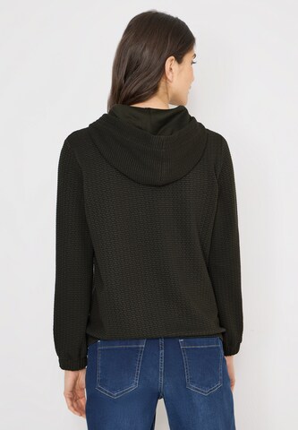 CECIL Zip-Up Hoodie in Green