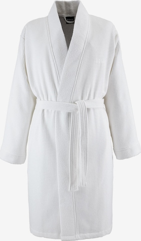 BOSS Home Long Bathrobe 'ONSEN' in White: front