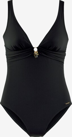 Bruno Banani LM Triangle Swimsuit in Black: front