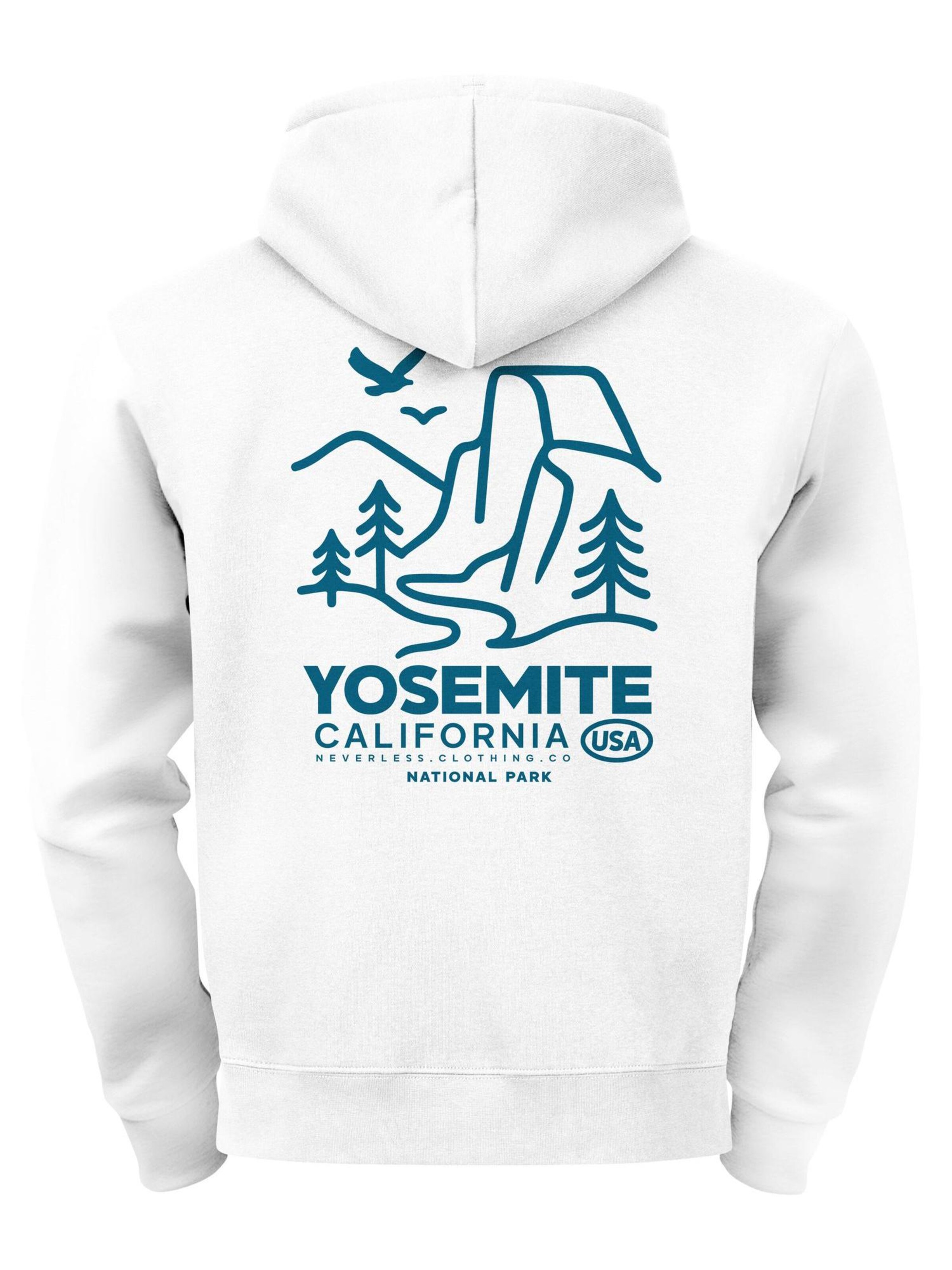 Neverless Sweatshirt 'Yosemite Park'‌‌‌ in Weiß