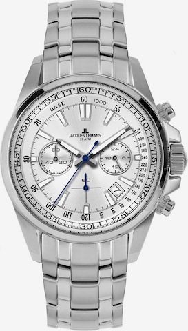 Jacques Lemans Analog Watch in Silver: front