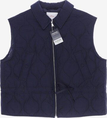 s.Oliver Vest in XS in Blue: front