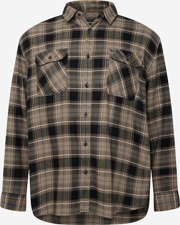 Brixton Regular fit Button Up Shirt 'BOWERY' in Black: front