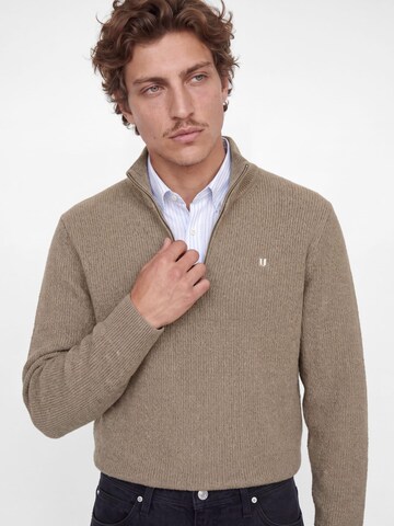 JACK & JONES Sweater 'Wesley' in Brown