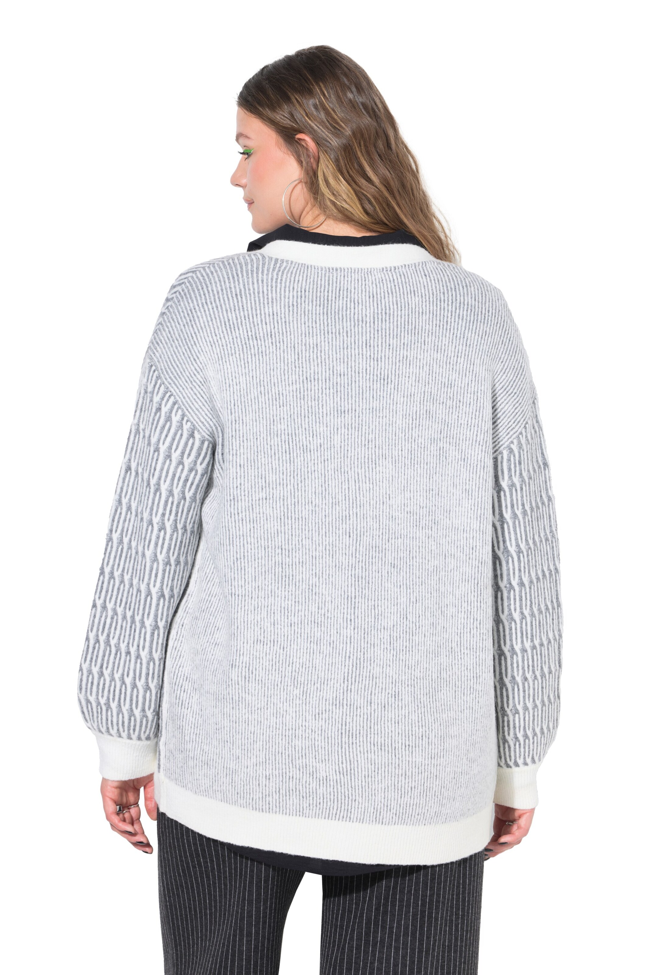 Studio Untold Strickjacke in Grau