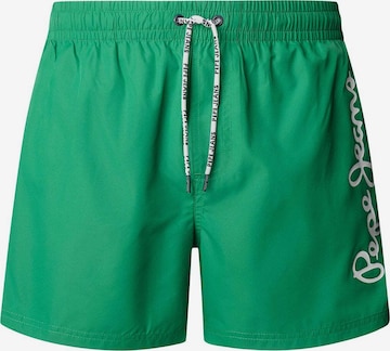 Pantaloncini da bagno di Pepe Jeans in verde: frontale