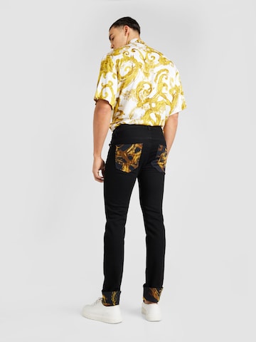 Versace Jeans Couture - Slimfit Calças de ganga '76UP508' em preto