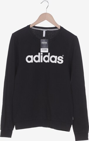 ADIDAS NEO Sweatshirt & Zip-Up Hoodie in M in Black: front