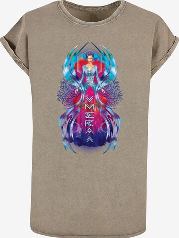 T-shirt 'Aquaman - Mera Dress' ABSOLUTE CULT en marron : devant