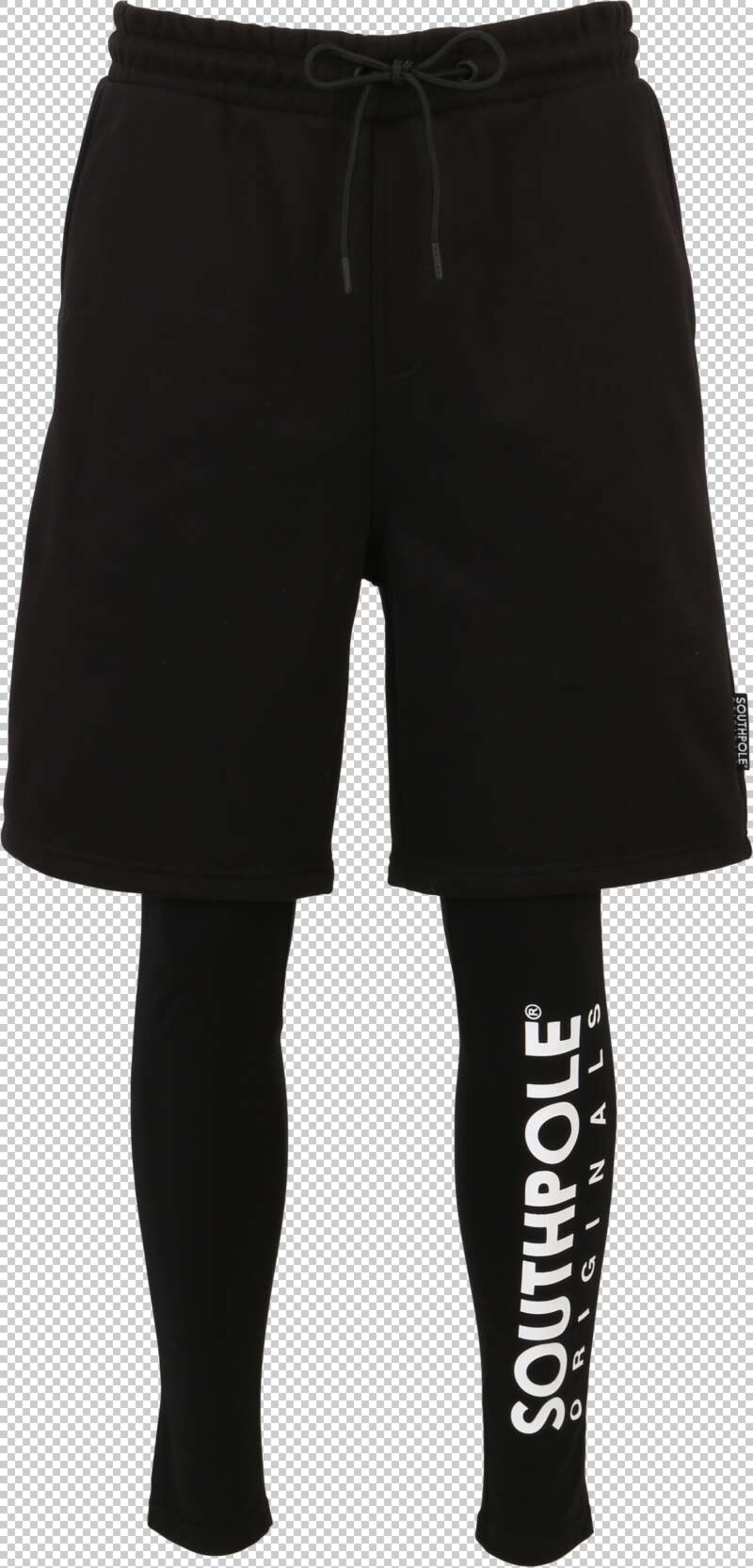 SOUTHPOLE Regular Broek in Zwart: voorkant